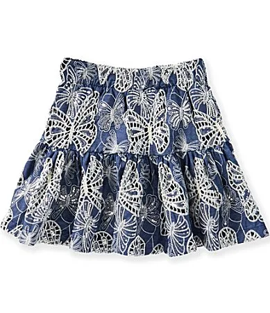 Butterfly Embroidered Skort by Hannah Banana