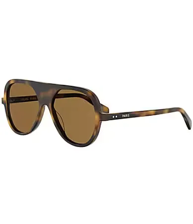 Celine Defile 55mm Pilot Sunglasses by Celine