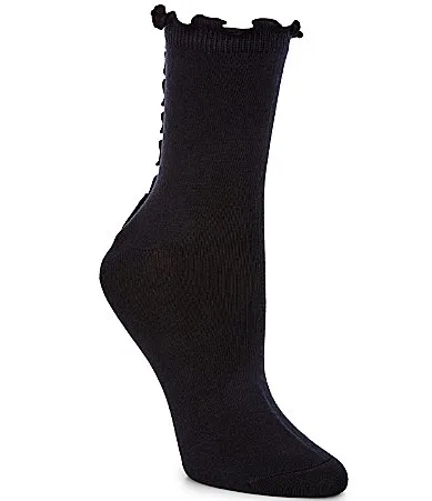 Karsyn Lettuce Edge Quarter Socks by UGG