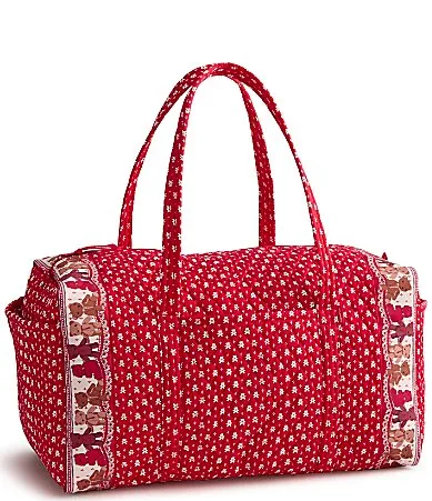 Large Original Beary Ditsy Duffel Bag by Vera Bradley