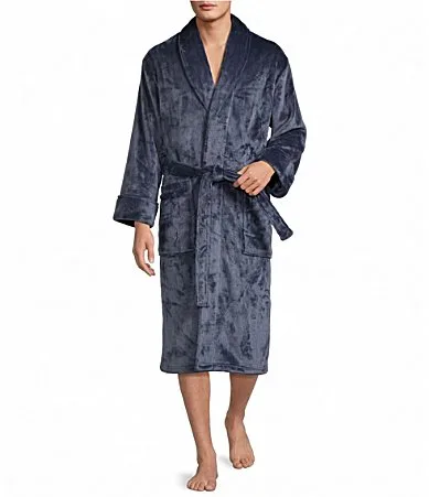 Plush Heather Bonded Robe by Daniel Buchler