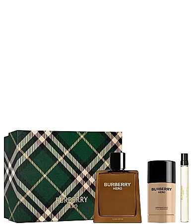 Hero Eau De Parfum Cologne Deodorant 3-Piece Gift Set by Burberry