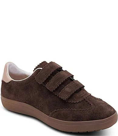 Morgan Suede Arch Support Sneakers by Aetrex