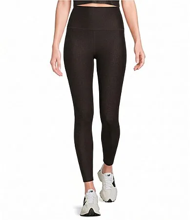 Softmark Caught in the Midi Leopard Print High Rise Leggings by Beyond Yoga