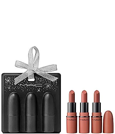 Teddy Party Mini Lipstick Holiday 3-Piece Gift Set by M.A.C.
