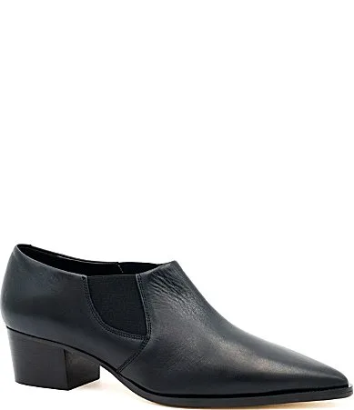 Pavese Leather Chelsea Pointed Toe Shooties by Amalfi