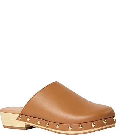 Jocelyn Leather Faux Shearling Lined Clogs by Andre Assous