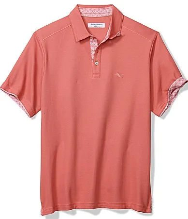 Etched Geo 5 O Clock Short Sleeve Polo Shirt by Tommy Bahama
