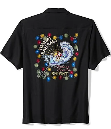 Making Spirits Bright Short Sleeve Woven Shirt by Tommy Bahama