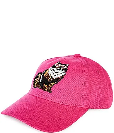 Fancy Cat Canvas Baseball Cap by Kurt Geiger