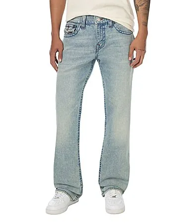 Billy Big T-Stitch Flap-Pocket Bootcut Jeans by True Religion