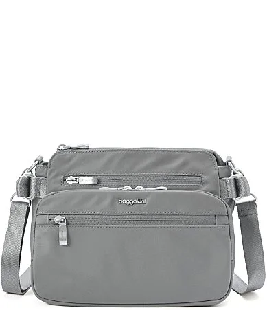 Marais Twill Silver Hardware Crossbody Bag