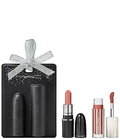 MAC Mini Nudes Lip Combo Holiday 2-Piece Gift Set by M.A.C.