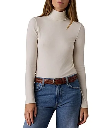 Featherweight Turtle Neck Knit Top by Faherty