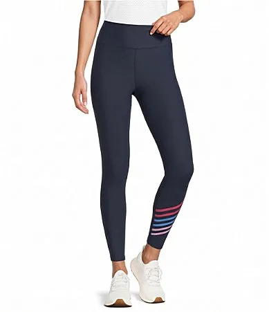 Spruce High Rise Striped Ankle 78 Leggings by Addison Bay