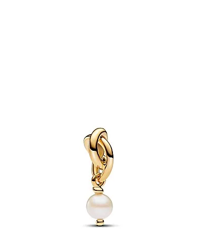 June Freshwater Cultured Pearl Eternity Circle Dangle Charm by Pandora