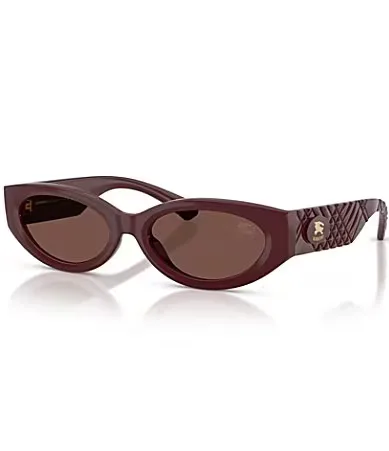 BE4505U 54mm Oval Sunglasses by Burberry