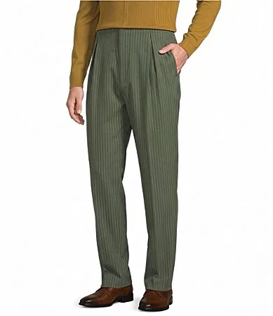 The Legends Collection Coordinating Zac Classic Fit Pinstripe Suit Separates Dress Pants by Murano