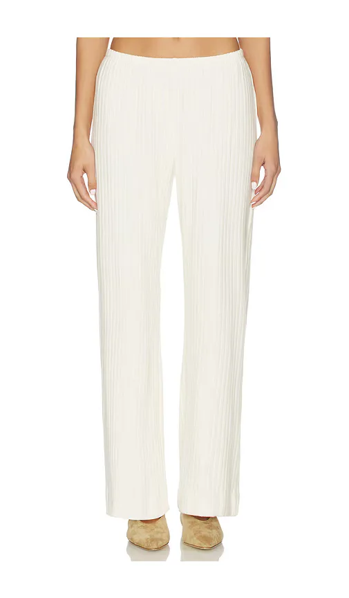 The Sweater Rib Simple Pant by Donni