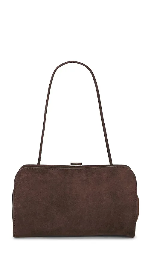 Split Suede Clutch