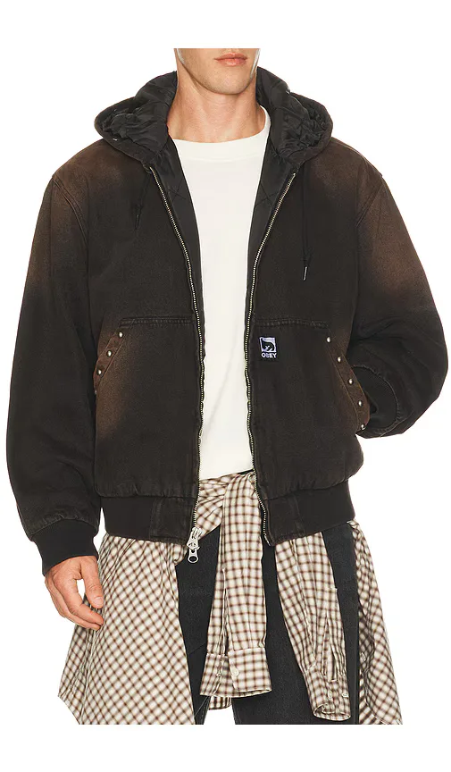 Studded Zip Up Jacket