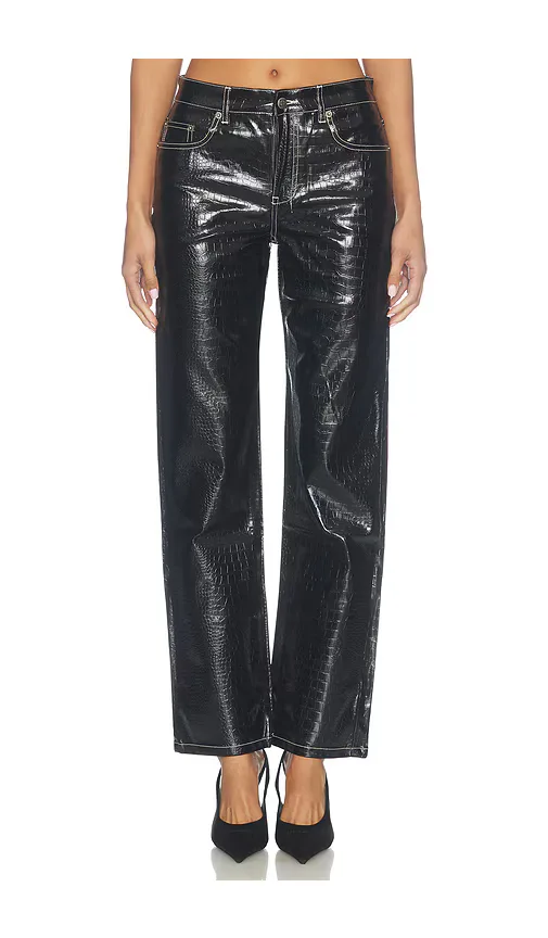 Pinup Croc Patent Pant by Ksubi