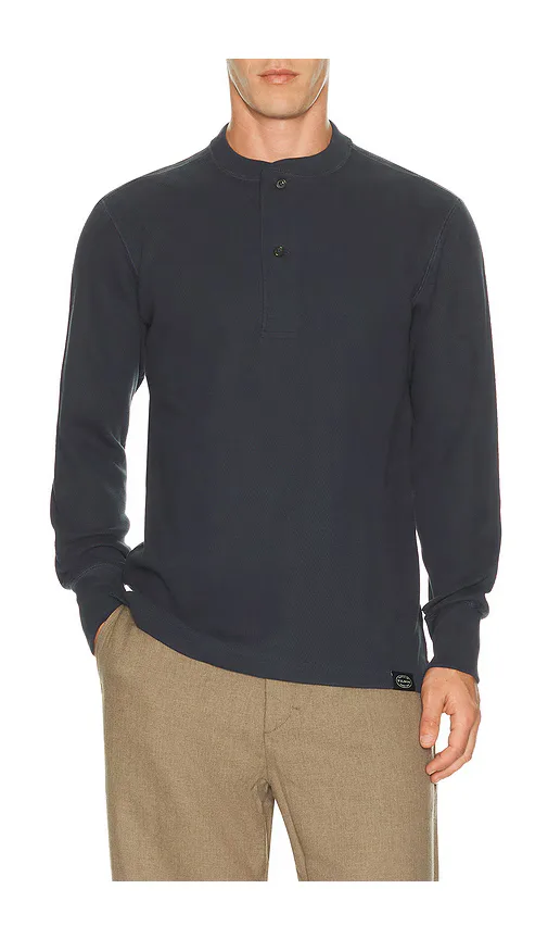 Waffle Knit Henley by Filson