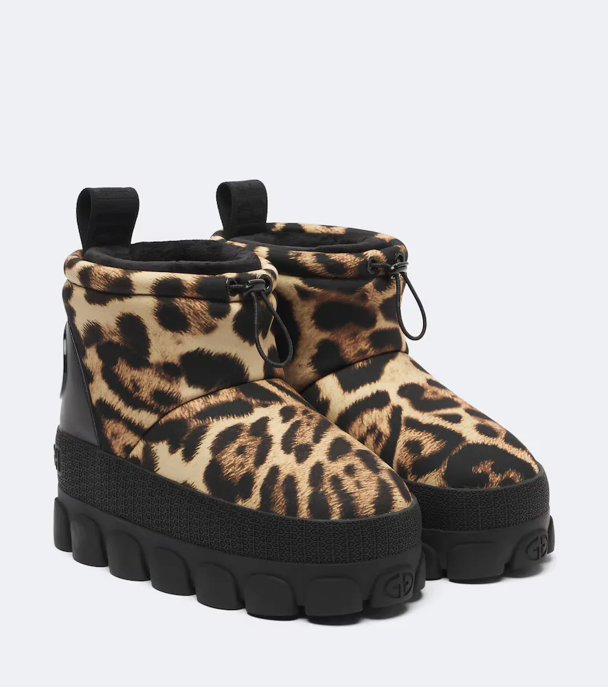 Anika Leopard-Print Snow Boots by Goldbergh