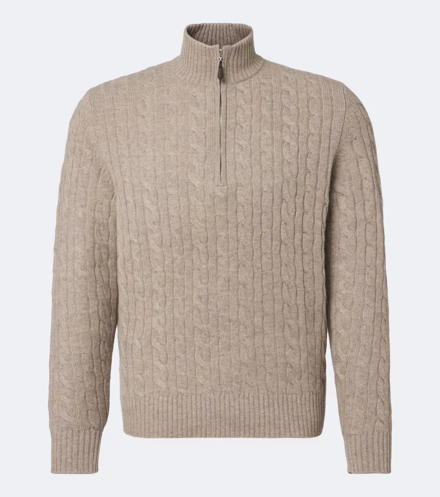 Thames Cable-Knit Cashmere Sweater by Arch4