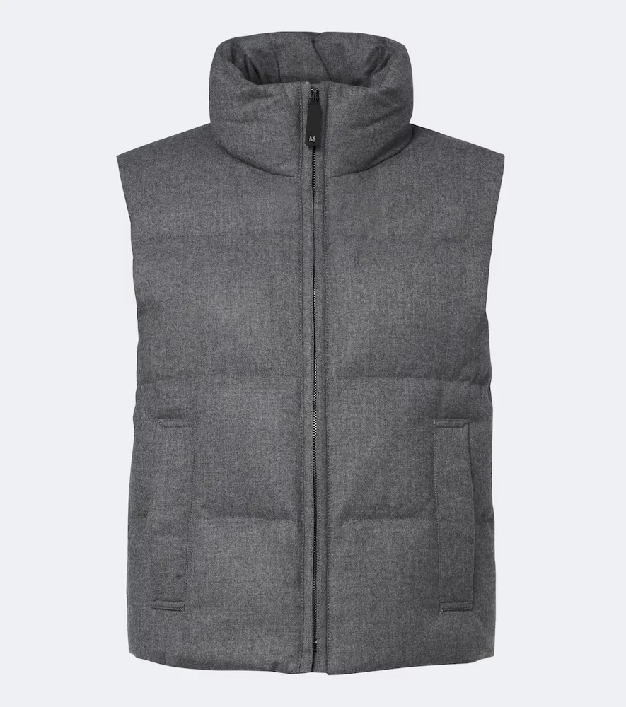 The Cube Cashmere-Blend Down Vest by Max Mara