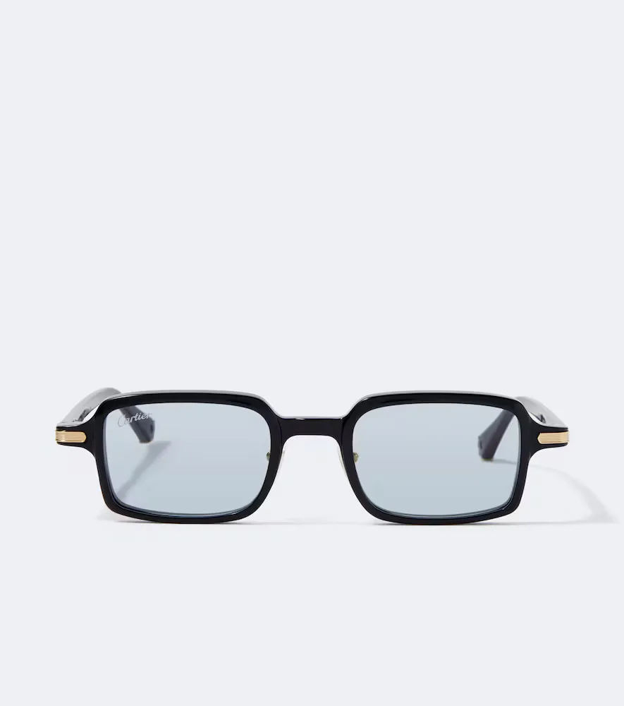 Eyewear Collection Premire De Cartier Rectangular Sunglasses by Cartier's