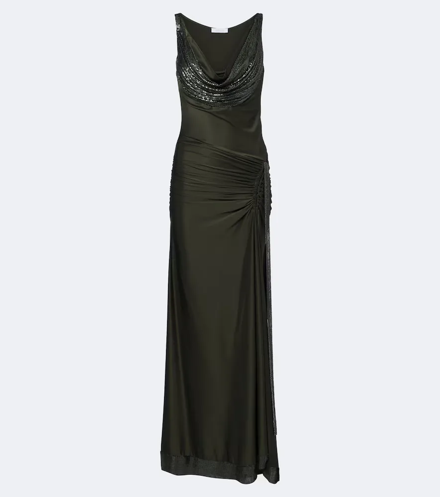 Chainmail Satin Gown by Rabanne