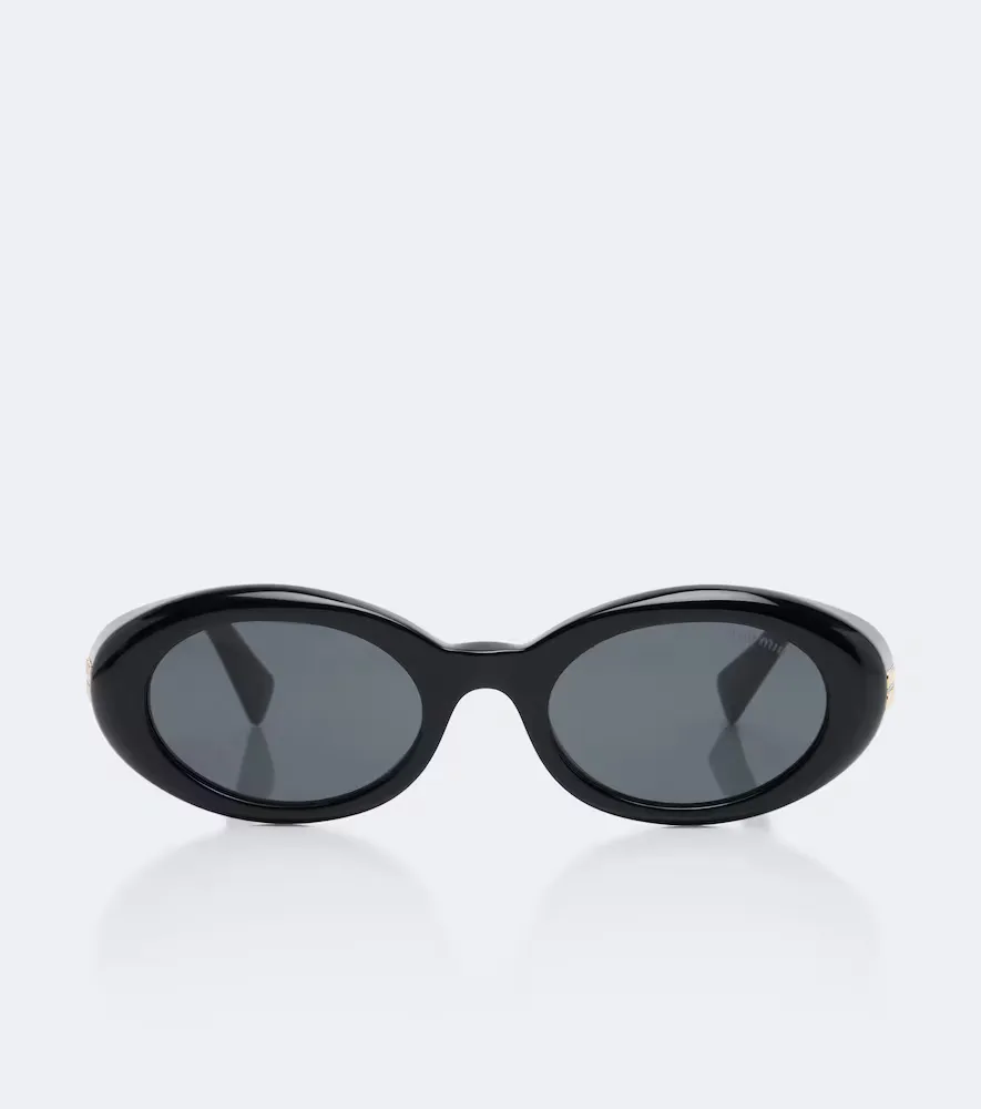 Rverie Oval Sunglasses by Miu Miu