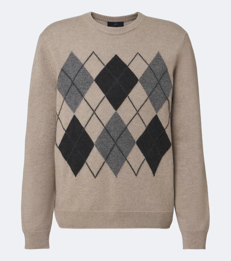 Mr Hambley Argyle Cashmere Sweater by Arch4