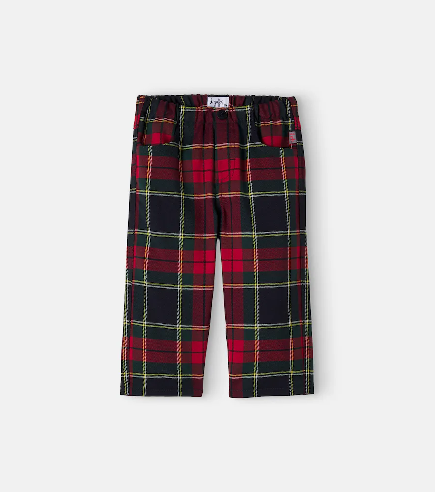 Baby Checked Pants by Il Gufo