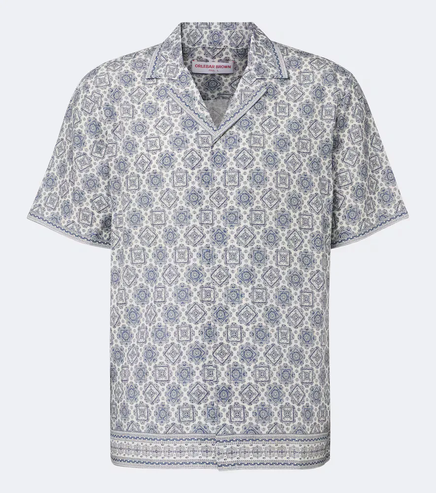 Maitan Printed Shirt by Orlebar Brown