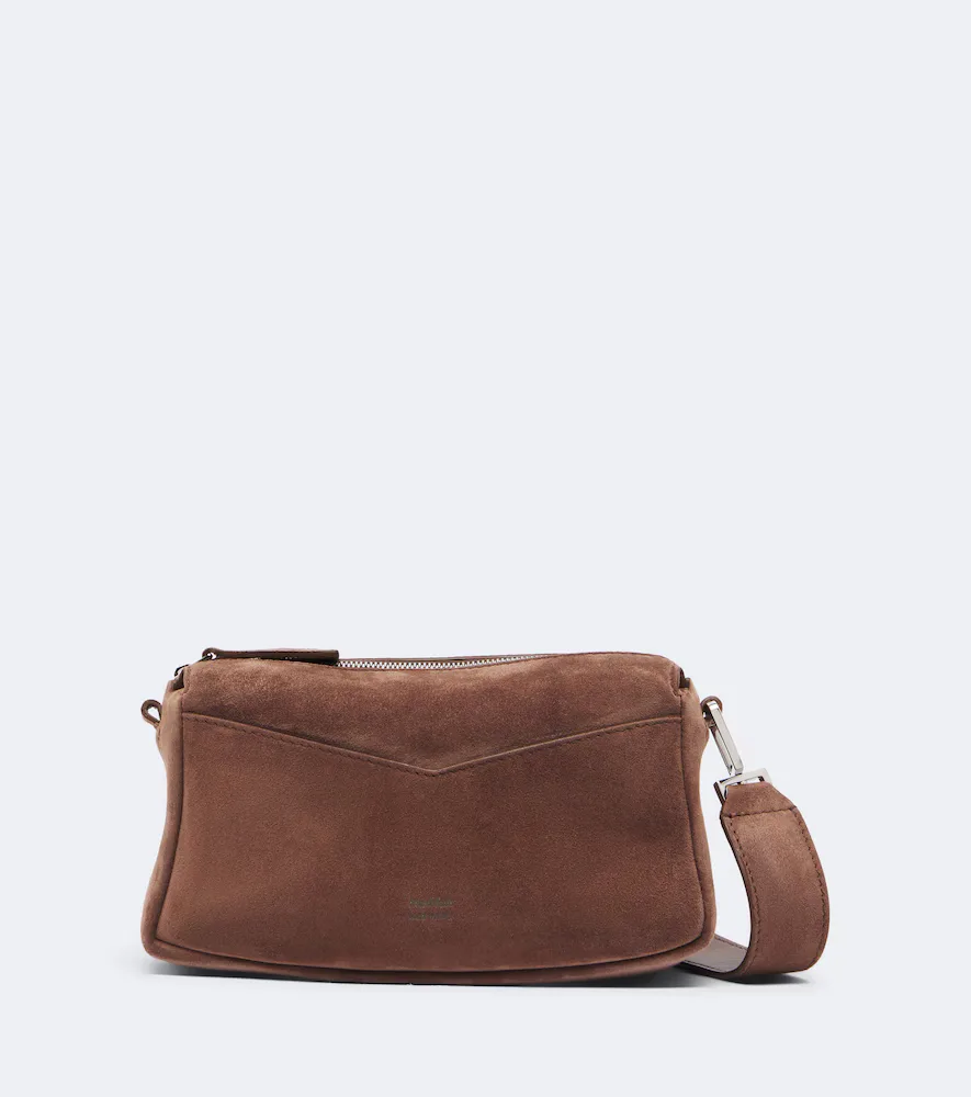 Micro Suede Shoulder Bag by Max Mara