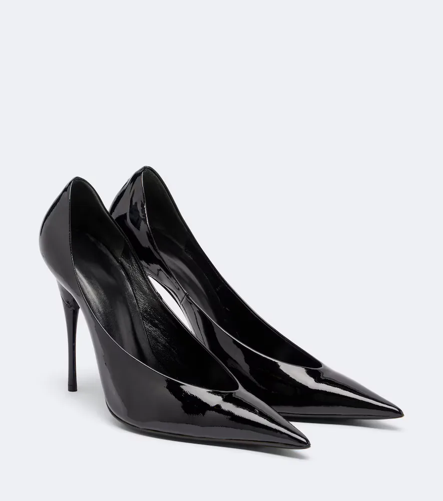 Sharp Patent Leather Pumps by Gucci