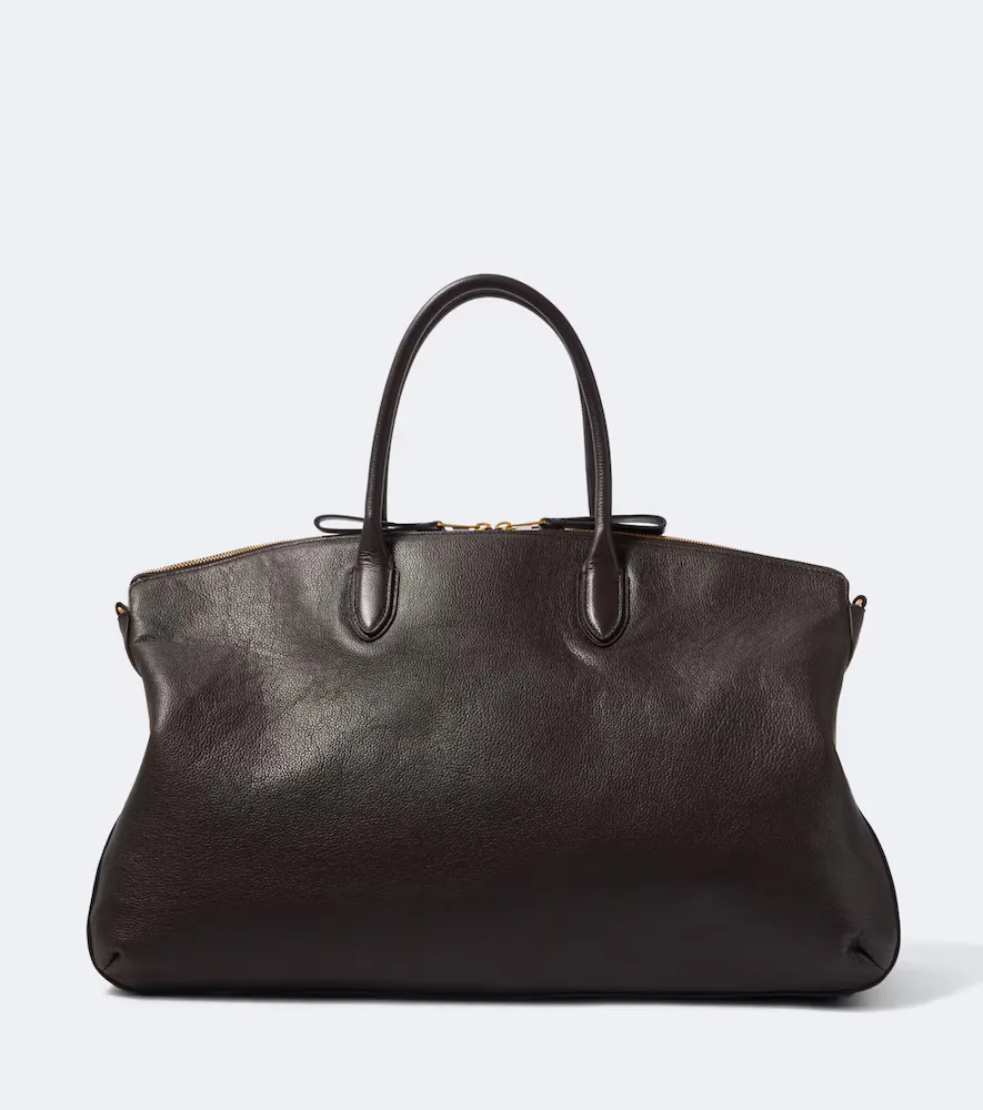 Weekend Leather Duffel Bag by Borsalino