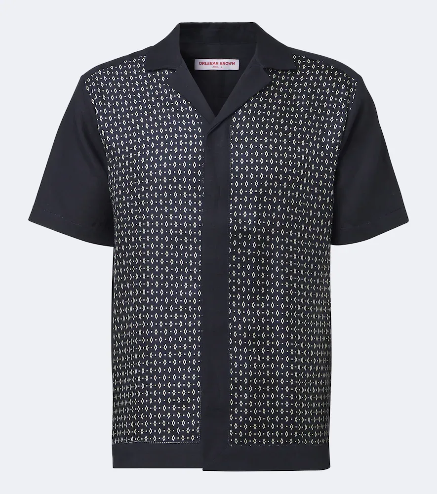 Maitan Silk and Linen Shirt by Orlebar Brown