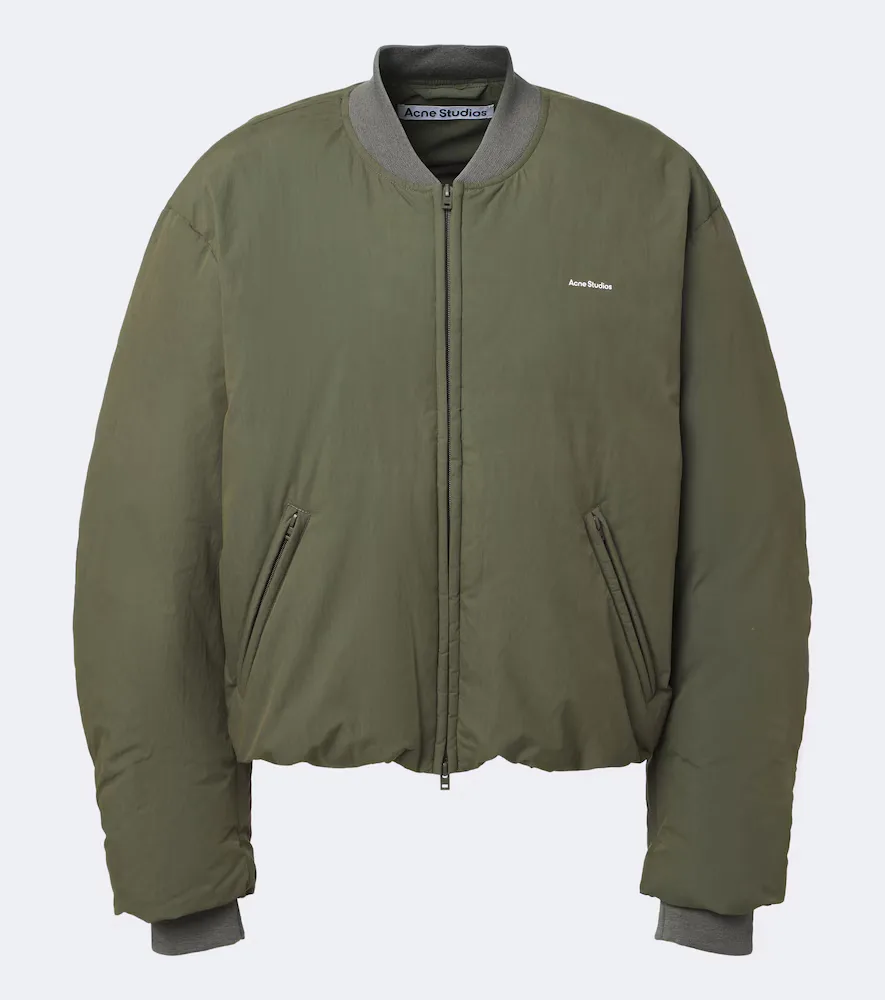 Cotton-Blend Poplin Down Bomber Jacket by Acne Studios