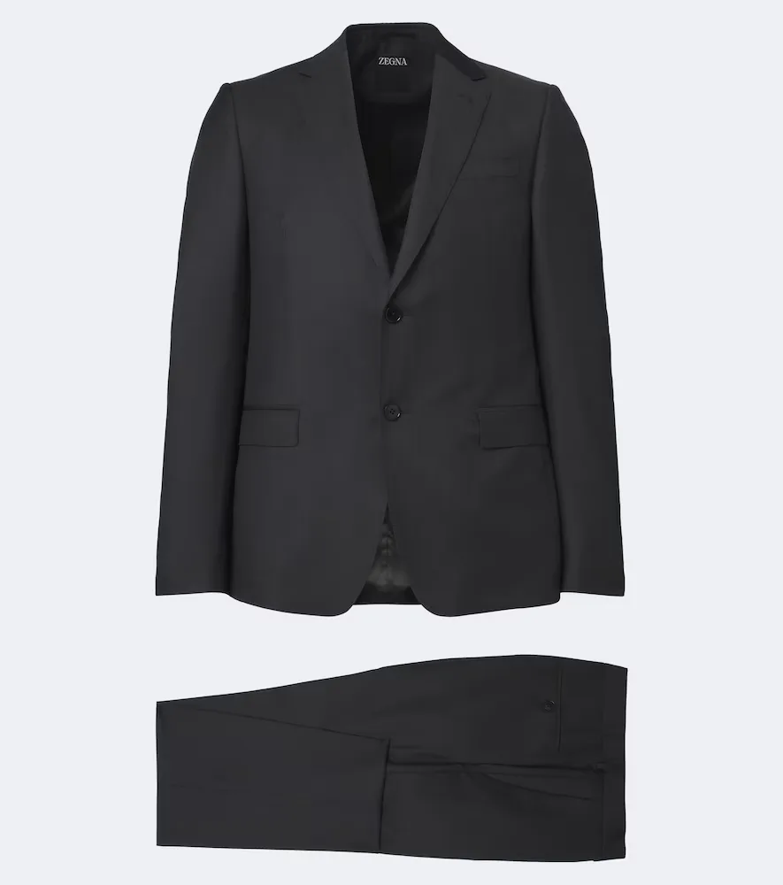 Wool and Mohair Suit by Zegna