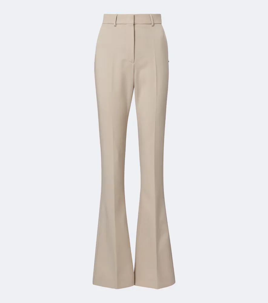 Wool-Blend Flared Pants by Sportmax