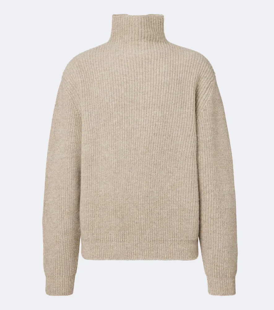 Ribbed-Knit Alpaca and Yak Sweater by Lemaire