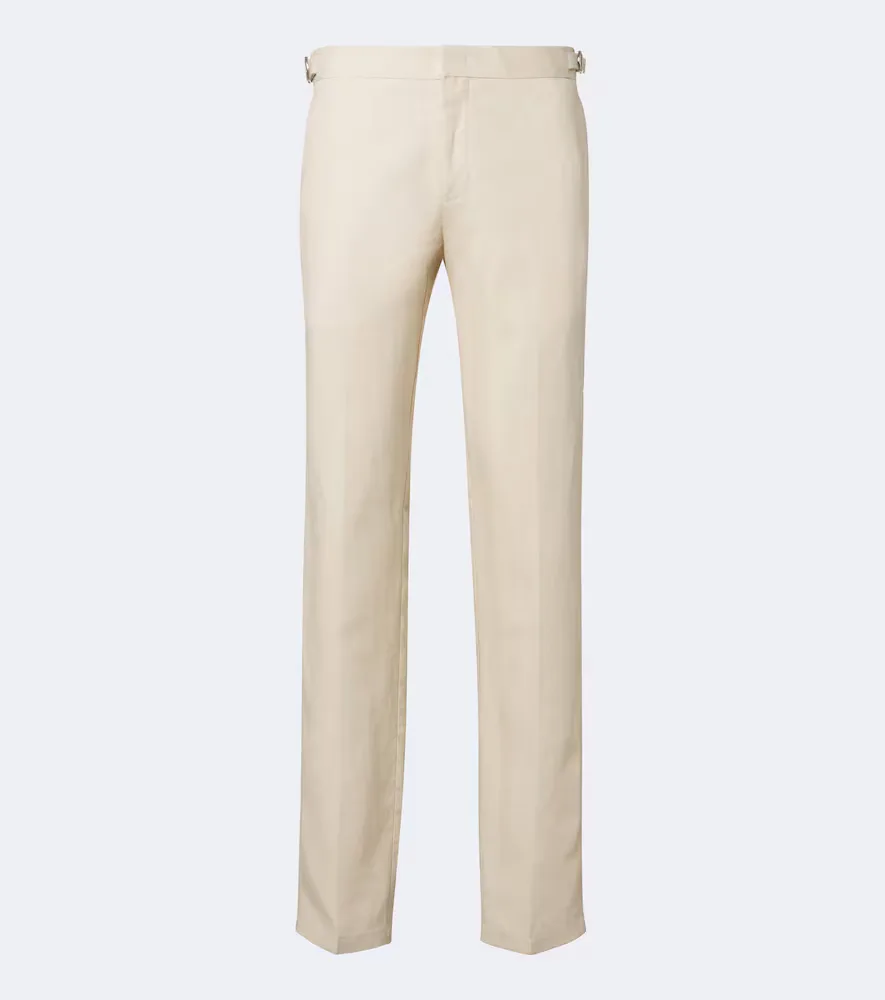 Giffon Linen Straight Pants by Orlebar Brown