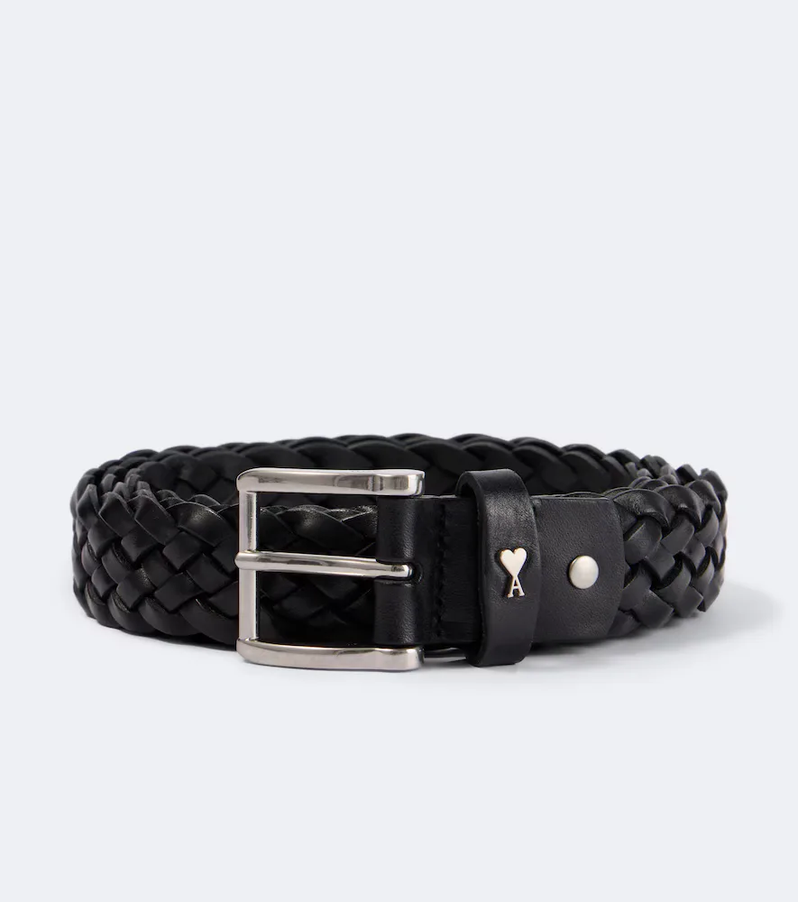 Paris Paris Braided Leather Belt by Ami Paris