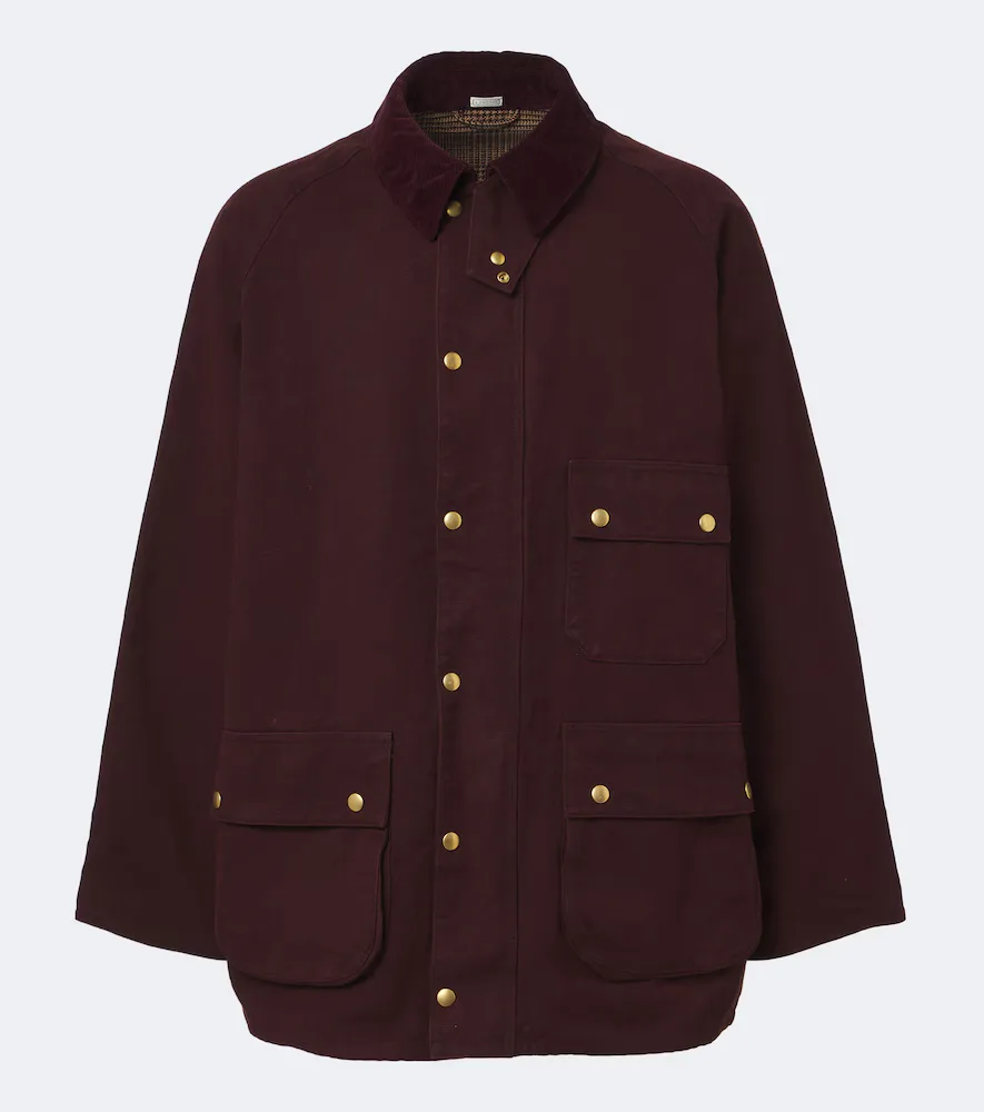 Cotton, Hemp, and Silk Field Jacket by Apresse