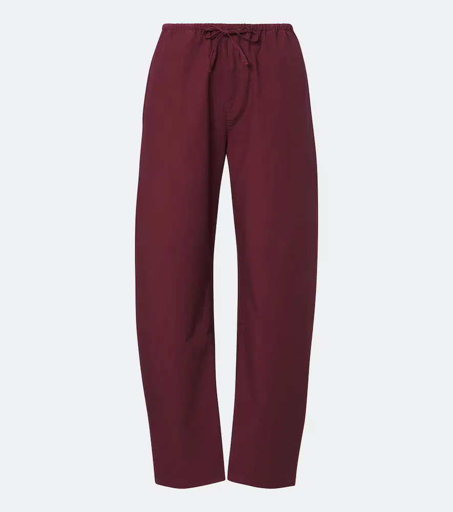 Kyoto Cotton Wide-Leg Pants by Leset