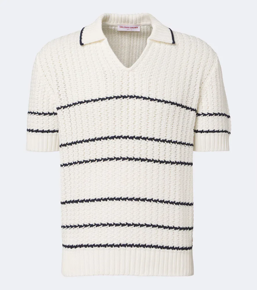 Swift Crochet Cotton Polo Shirt by Orlebar Brown