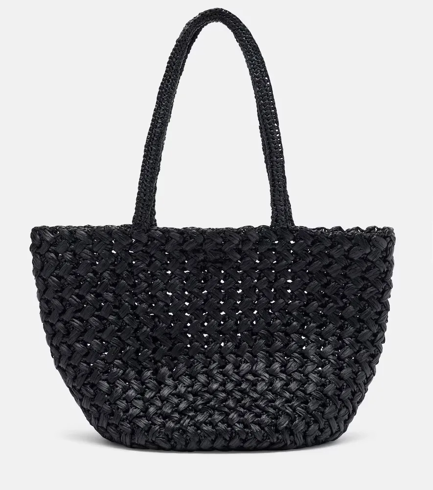 Estelle 2 Medium Raffia Tote Bag by The Row